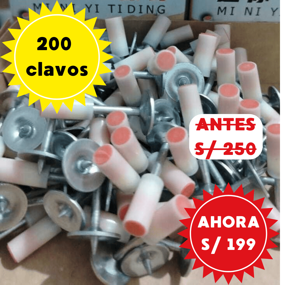 CLAVOS REMACHE 2 EN 1 x 200 UND