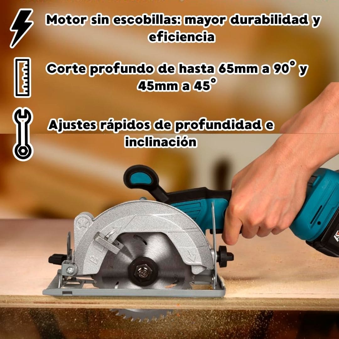 Sierra Circular Inalámbrica - Corta con precisión sin cables ni límites