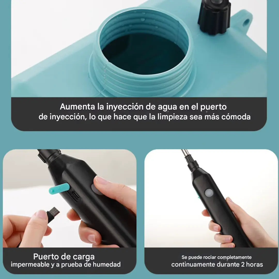 Fumigadora portátil recargable premium