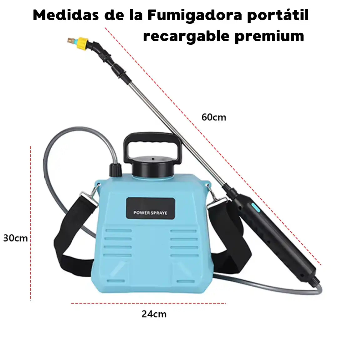 Fumigadora portátil recargable premium