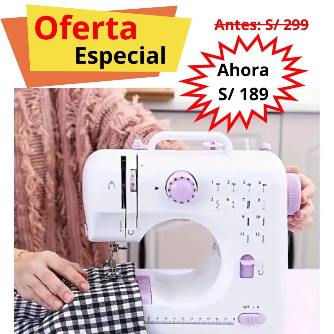 MAQUINA DE COSER PREMIUM PORTATIL