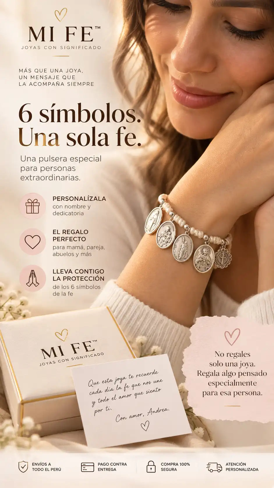 Pulsera Mi Fé - Personalizable