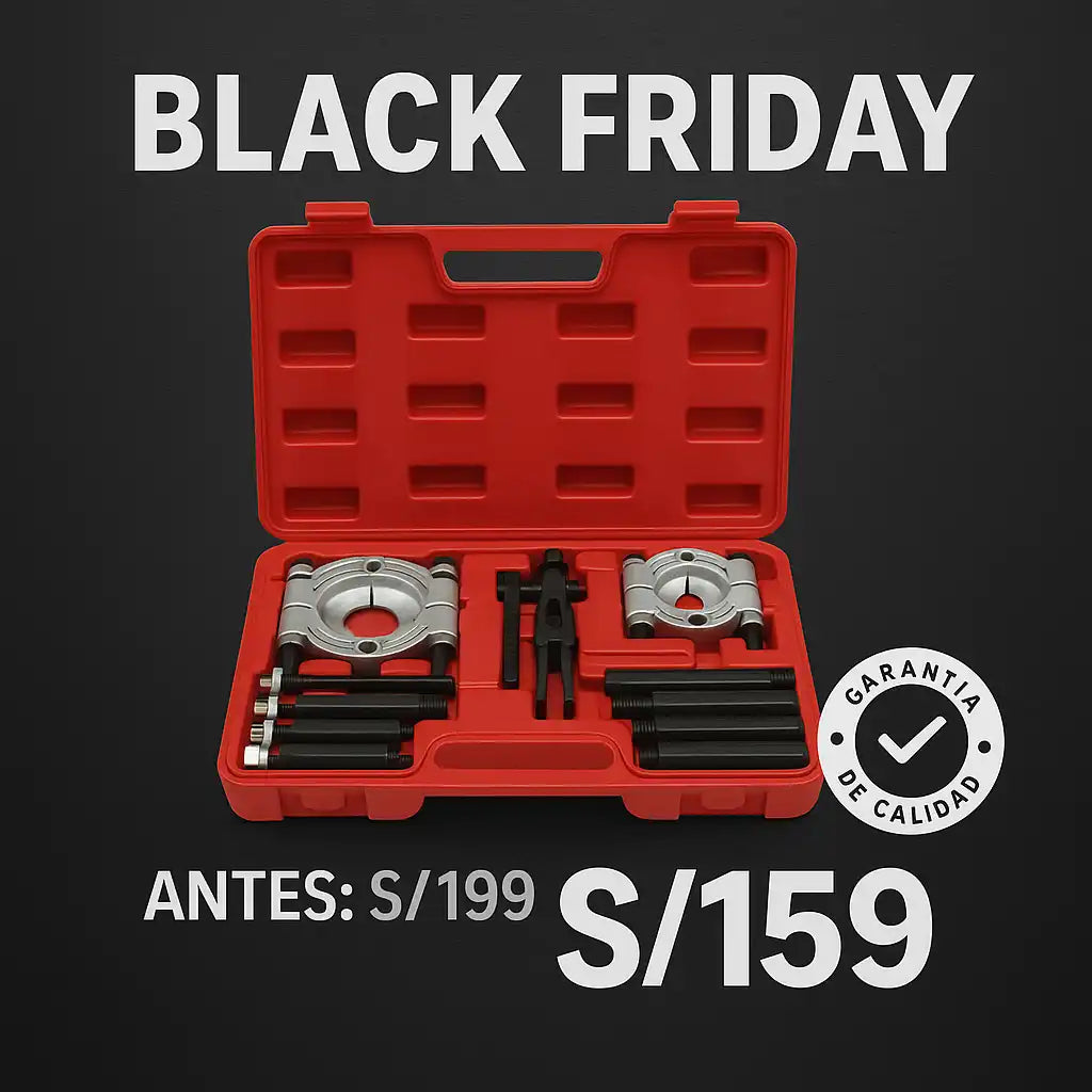 PowerExtract - Extractor de engranajes y separador de rodamientos de 16 piezas