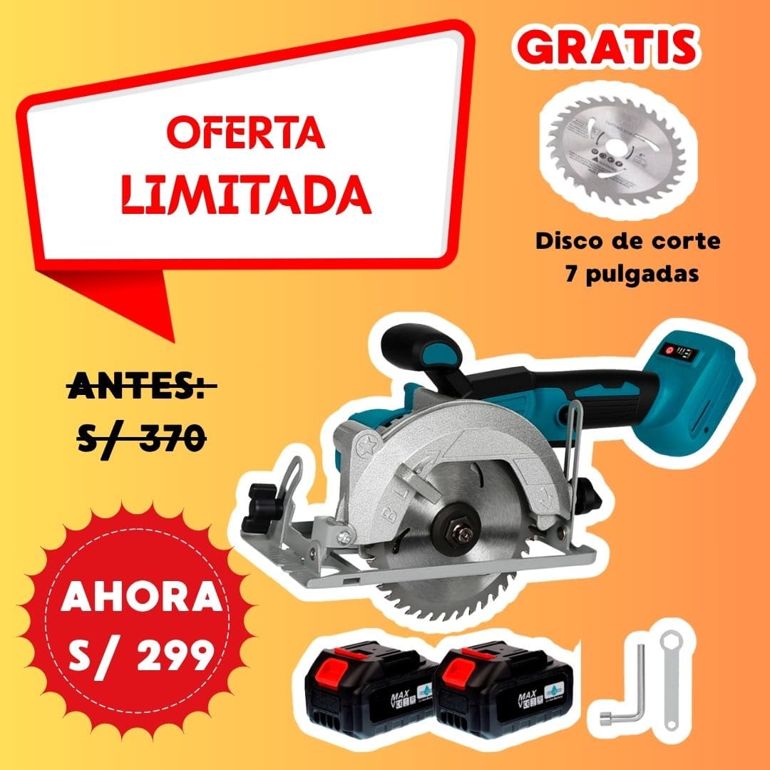 Sierra Circular Inalámbrica - Corta con precisión sin cables ni límites