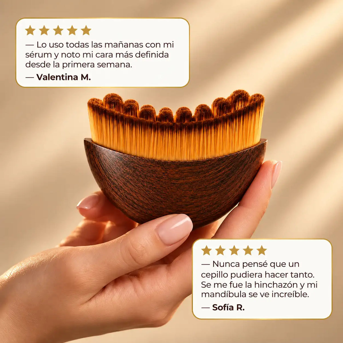 Cepillo Facial Para Masajes de Drenaje Linfático