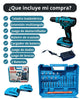 TALADRO Y DESTORNILLADOR INALAMBRICO DOBLE BATERIA